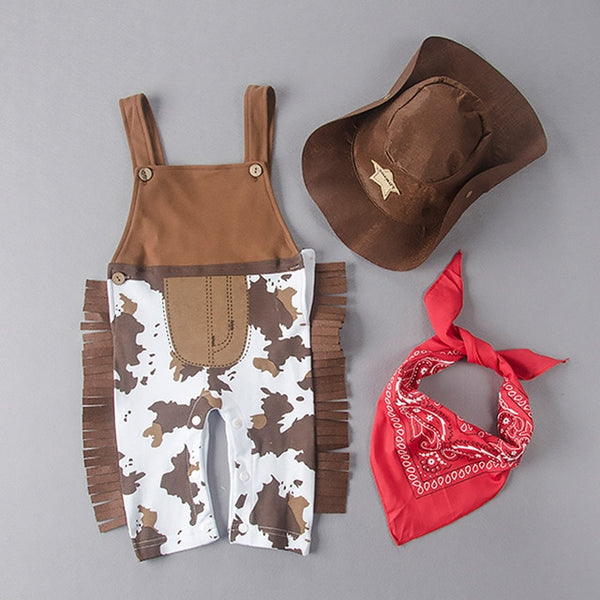 Baby costume cowboy dai 6 mesi ai 2 anni