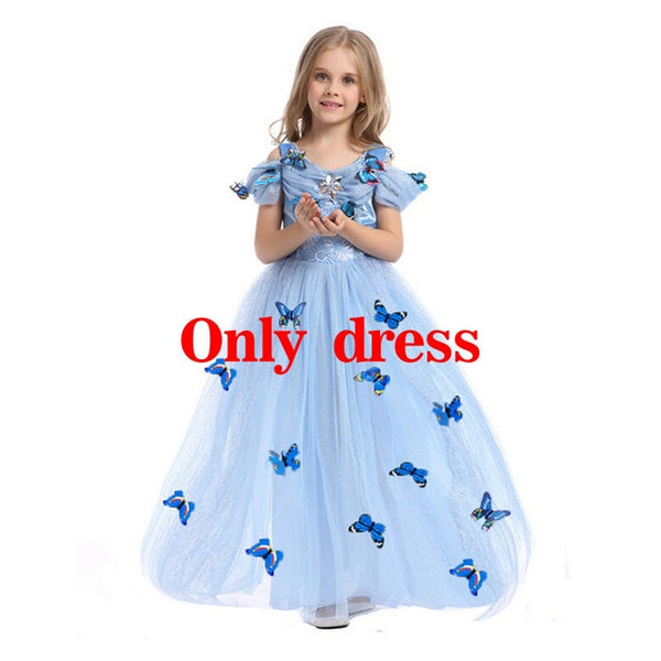 LZH Cinderella Dress Sleeping Beauty Children Fancy Carnival Costume For Kids Aurora Princess Party Dresses For Girls Clothing