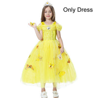 LZH Cinderella Dress Sleeping Beauty Children Fancy Carnival Costume For Kids Aurora Princess Party Dresses For Girls Clothing