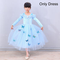 LZH Cinderella Dress Sleeping Beauty Children Fancy Carnival Costume For Kids Aurora Princess Party Dresses For Girls Clothing