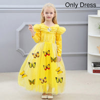 LZH Cinderella Dress Sleeping Beauty Children Fancy Carnival Costume For Kids Aurora Princess Party Dresses For Girls Clothing