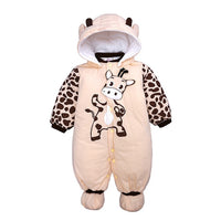 Baby costume imbottito dai 6 mesi ai 2 anni coccinella e giraffa