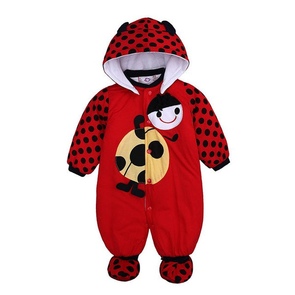 Baby costume imbottito dai 6 mesi ai 2 anni coccinella e giraffa