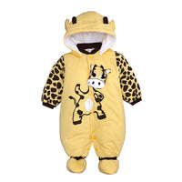 Baby costume imbottito dai 6 mesi ai 2 anni coccinella e giraffa