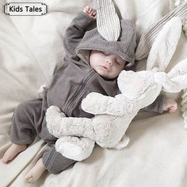 baby costume coniglietto con pupazzetto