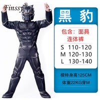 Spiderman Superman Iron Man Cosplay Costume for Boys Carnival Halloween Costume for Kids Deadpool Thor Ant man Panther