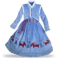 Elsa Dresses For Girls Cinderella Snow White Dress Kids Party Dresses Children Easter Carnival Costume For Girls Princess Dress