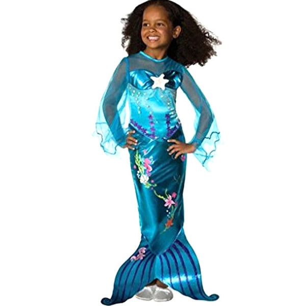 Costume bambina piccola sirenetta Ariel
